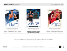 Load image into Gallery viewer, 2022-23 Panini Impeccable Basketball Hobby 3 Box Case