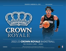 Load image into Gallery viewer, 2022-23 Panini Crown Royale Basketball Hobby Box