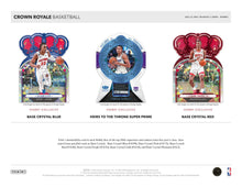 Load image into Gallery viewer, 2022-23 Panini Crown Royale Basketball Hobby Box
