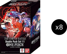 Load image into Gallery viewer, One Piece DP-11 The Time of Battle Double Pack Sealed Display