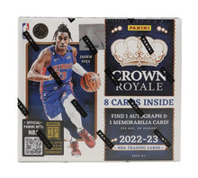 Load image into Gallery viewer, 2022-23 Panini Crown Royale Basketball Hobby Box