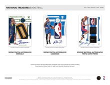 Load image into Gallery viewer, 2022-23 Panini National Treasures Basketball Hobby Box