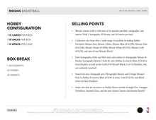 Load image into Gallery viewer, 2022-23 Panini Mosaic Basketball Hobby Box