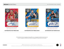 Load image into Gallery viewer, 2022-23 Panini Mosaic Basketball Fast Break Box