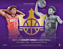 Load image into Gallery viewer, 2023-24 Panini Court Kings Basketball International 6-Pack Blaster Box (Case Fresh)