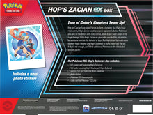 Load image into Gallery viewer, Pokemon TCG: Hop's Zacian ex Box