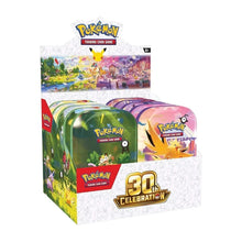Load image into Gallery viewer, Pokémon TCG: 30th Celebration Mini Tins Display - 10 Tins