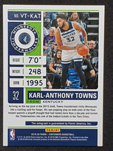 Load image into Gallery viewer, 2019-20 Panini Contenders Karl-Anthony Towns KAT The Final Ticket Auto /25