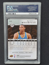 Load image into Gallery viewer, 2008-09 Upper Deck UD First Edition Russell Westbrook ROOKIE RC #262 PSA 10