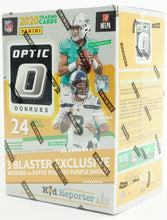 Load image into Gallery viewer, 2020 - 2021 Panini Donruss Optic NFL Football 6-Pack Blaster Box (Purple Shock Parallels)