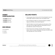 Load image into Gallery viewer, 2021-22 Panini Prizm Basketball Hobby Box