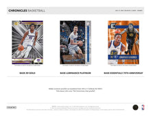 Load image into Gallery viewer, 2021-22 Panini Chronicles Basketball Hobby Box