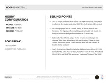 Load image into Gallery viewer, 2021-22 Panini NBA Hoops Basketball Hobby Box