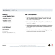 Load image into Gallery viewer, 2021-22 Panini Contenders Basketball Hobby Box