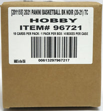 Load image into Gallery viewer, 2020-21 Panini Noir Basketball Hobby 4-Box Case