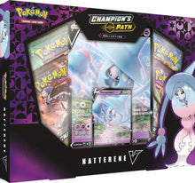 Load image into Gallery viewer, POKEMON TCG Champion&#39;s Path Collection Hatterene V Box

