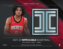 Load image into Gallery viewer, 2021-22 Panini Impeccable Basketball Hobby 3-Box Case