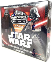 Load image into Gallery viewer, 2022 TOPPS STAR WARS CHROME BLACK HOBBY BOX

