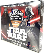 Load image into Gallery viewer, 2022 TOPPS STAR WARS CHROME BLACK HOBBY BOX