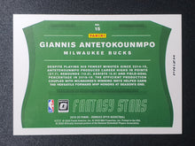 Load image into Gallery viewer, 2019-20 Panini Donruss Optic Giannis FANTASY STARS Silver Prizm #15
