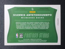 Load image into Gallery viewer, 2019-20 Panini Donruss Optic Giannis FANTASY STARS Silver Prizm #15