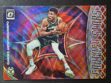 Load image into Gallery viewer, 2019-20 Panini Donruss Optic Giannis FANTASY STARS Red Wave Tmall Exclusive #15