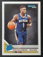 Load image into Gallery viewer, 2019-20 Panini Donruss Rated Rookie Zion Williamson #201 RC Rookie
