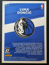 Load image into Gallery viewer, 2019-20 Panini Donruss Optic Luka Doncic MY HOUSE ! #1