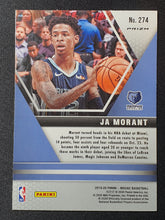Load image into Gallery viewer, 2019-20 Panini Mosaic Ja Morant NBA DEBUT Green Prizm RC Rookie #274