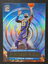 Load image into Gallery viewer, 2019-20 Panini Donruss Optic LeBron James T-MINUS 3.2.1 Silver Prizm #9