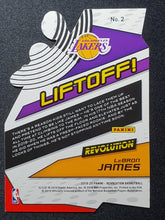 Load image into Gallery viewer, 2019-20 Panini Revolution LeBron James LIFTOFF! #2