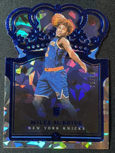 Load image into Gallery viewer, 2021-22 Panini Crown Royale Miles McBride Crystal Blue /99 Rookie RC #75