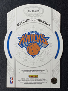 2021-22 Panini Crown Royale Mitchell Robinson Knights Of The Round Table