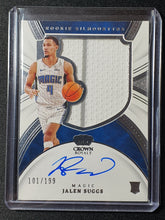 Load image into Gallery viewer, 2021-22 Panini Crown Royale Jalen Suggs Rookie Silhouettes Patch Auto RPA /199

