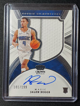 Load image into Gallery viewer, 2021-22 Panini Crown Royale Jalen Suggs Rookie Silhouettes Patch Auto RPA /199