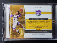 Load image into Gallery viewer, 2018-19 Panini Opulence Basketball De'Aaron Fox Jersey Auto /79