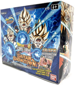 Dragon Ball Super Card Game Unison Warrior UW6 Saiyan Showdown Booster Box
