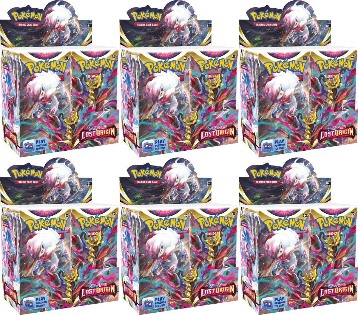 POKÉMON TCG Sword and Shield - Lost Origin Booster X 6 Box Case ...