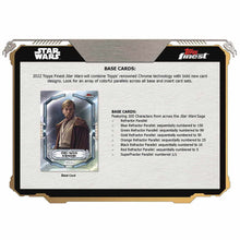 Load image into Gallery viewer, 2022 Topps Star Wars Finest Hobby Box - Incl. 2 Mini Boxes