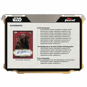 2022 Topps Star Wars Finest Hobby Box - Incl. 2 Mini Boxes