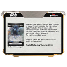 Load image into Gallery viewer, 2022 Topps Star Wars Finest Hobby Box - Incl. 2 Mini Boxes