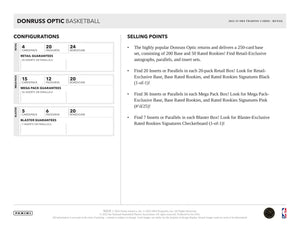 2022-23 Panini Donruss Optic Basketball Blaster Box