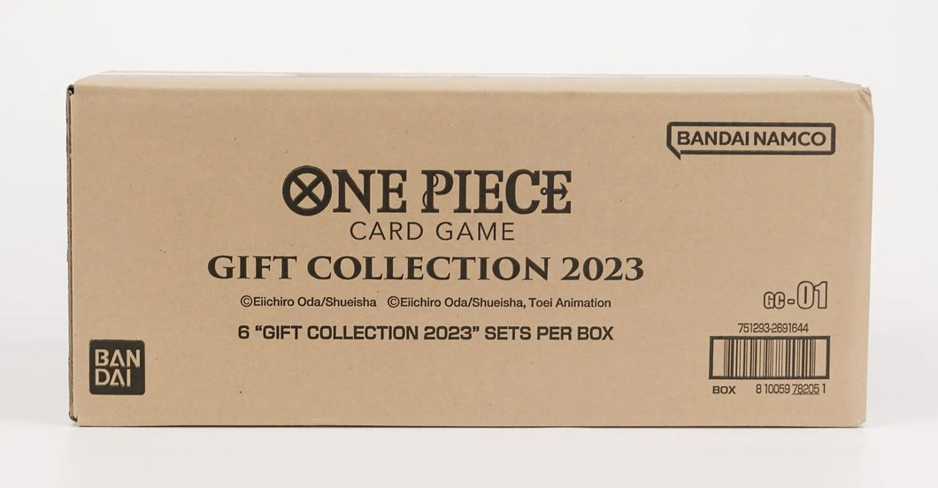 One Piece Card Game Gift Collection 6-Box Display Case 2023