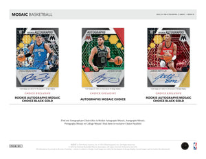 2022-23 Panini Mosaic Choice Basketball Box