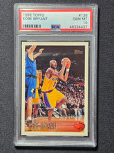 Load image into Gallery viewer, 1996 Topps Kobe Bryant #138 PSA 10 GEM MINT
