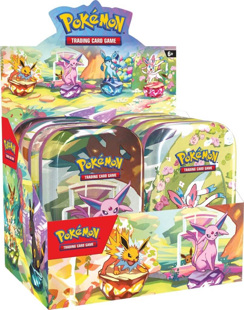 [PREORDER] POKEMON TCG Scarlet & Violet 8.5 Prismatic Evolutions Mini Tin Display