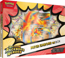 Load image into Gallery viewer, [PREORDER] Mega Evolution—Ascended Heroes Mega Meganium ex &amp; Mega Emboar ex &amp; Mega Feraligatr ex
