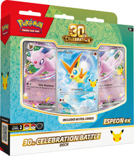 Load image into Gallery viewer, Pokémon TCG: 30th Celebration Battle Deck— Espeon ex / Umbreon ex (Assorted)
