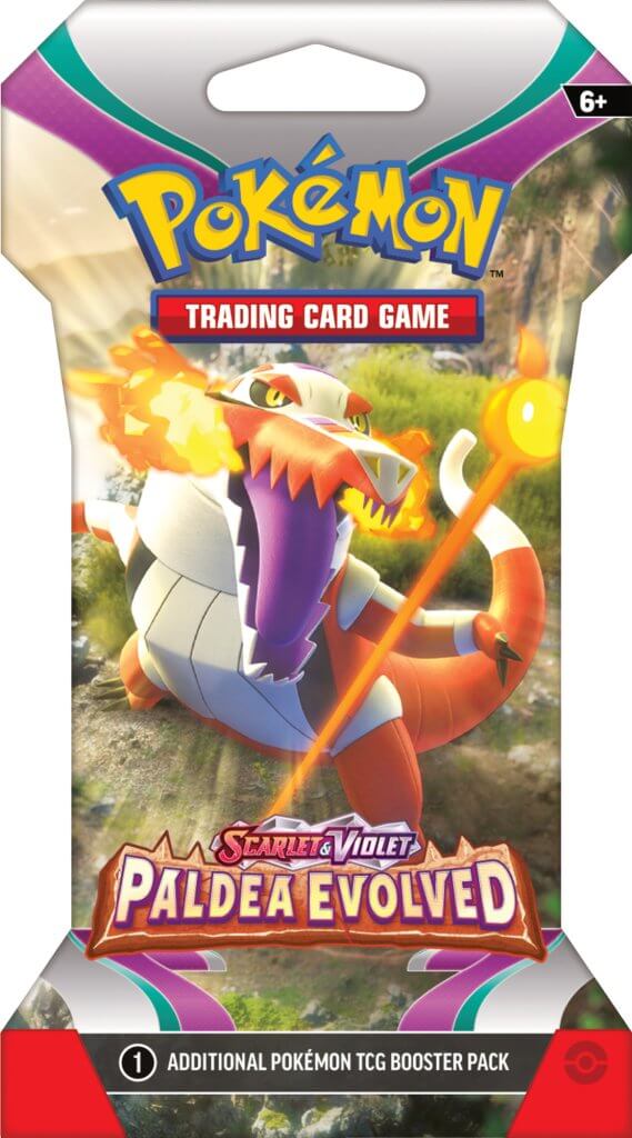 4 × POKÉMON TCG Scarlet & Violet 2 Paldea Evolved - Blister (Random Pick)