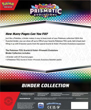 Load image into Gallery viewer, POKEMON TCG Scarlet &amp; Violet 8.5 Prismatic Evolutions Binder Collection
